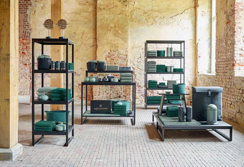 FOREST Green Bathroom Accessories Bowl with Lid VESIMI Design