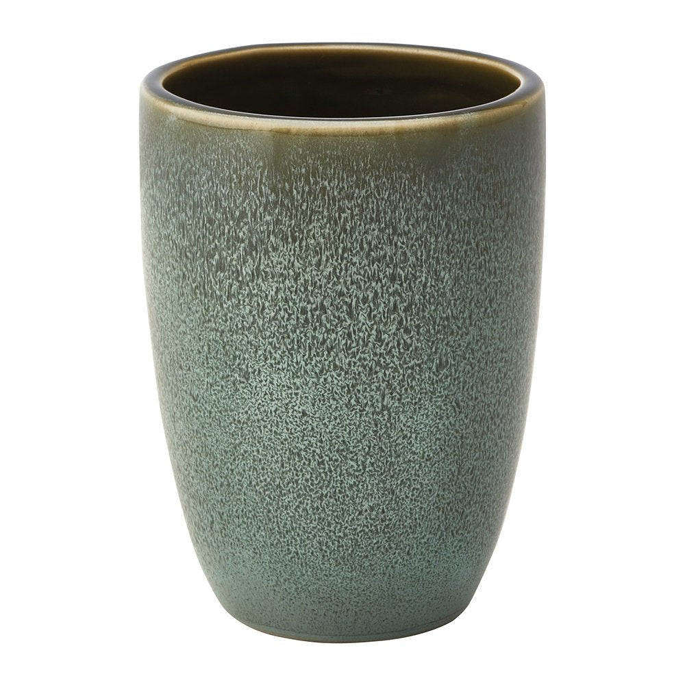 Forest Green Glaze Stoneware Toothbrush Holder - |VESIMI Design| Luxury and Rustic bathrooms online