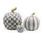 Halloween Decoration Sterling Check Pumpkin - Large - |VESIMI Design|