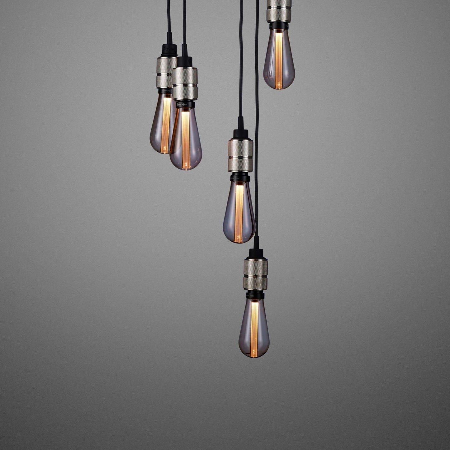 Hooked Pendant Light Chandelier 6.0 / Brass / Smoked Bronze / Steel - |VESIMI Design| Luxury and Rustic bathrooms online