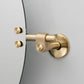 Industrial Bathroom Cast Satin Gold Mirror / Brass - |VESIMI Design| Luxury and Rustic bathrooms online
