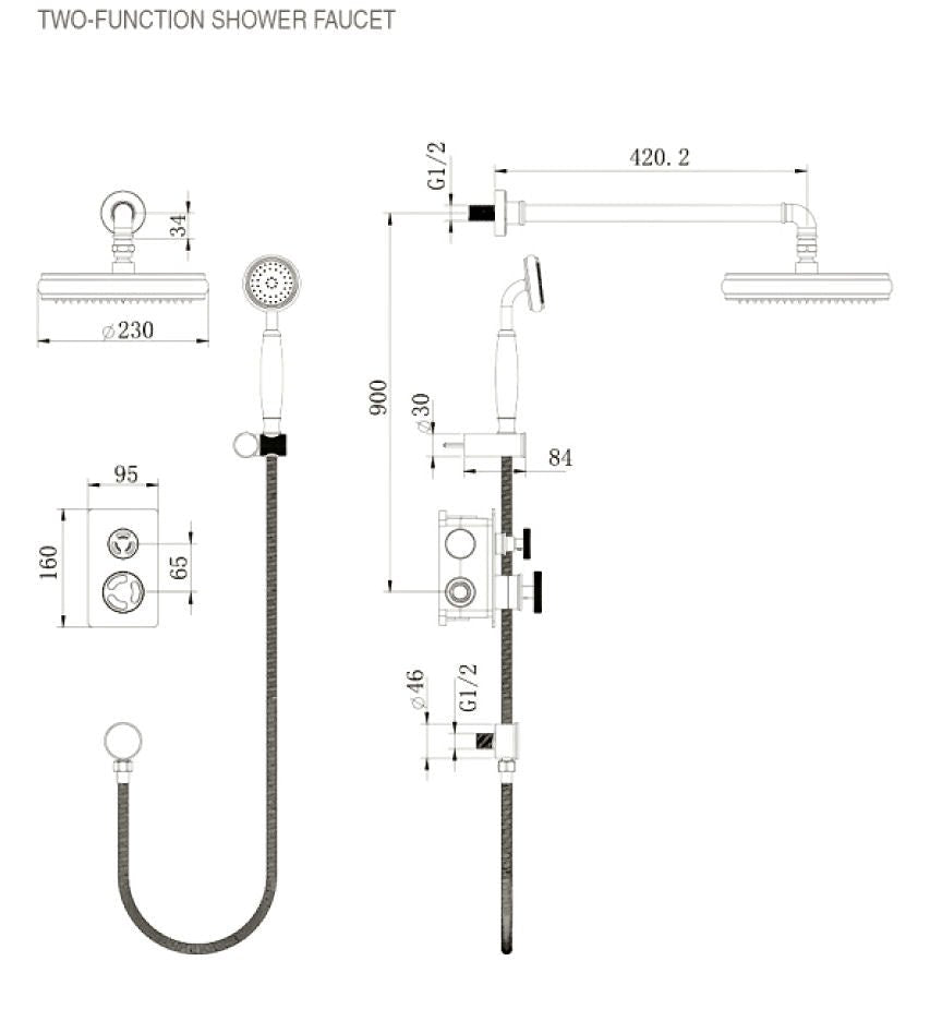 Industrial Black Matte Concealed Black Shower Set VESIMI Design industrial-black-matte-concealed-black-shower-set-vesimi-design
