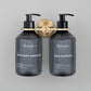 Industrial Liquid Soap Double Holder / Brass - |VESIMI Design| Luxury and Rustic bathrooms online