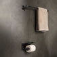 Industrial Toilet Paper Holder / Welders Black - |VESIMI Design| Luxury and Rustic bathrooms online