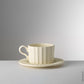 Ivory Tea Cup with Saucer by Mario Luca Giusti - Luxury Box of 6pcs - |VESIMI Design|