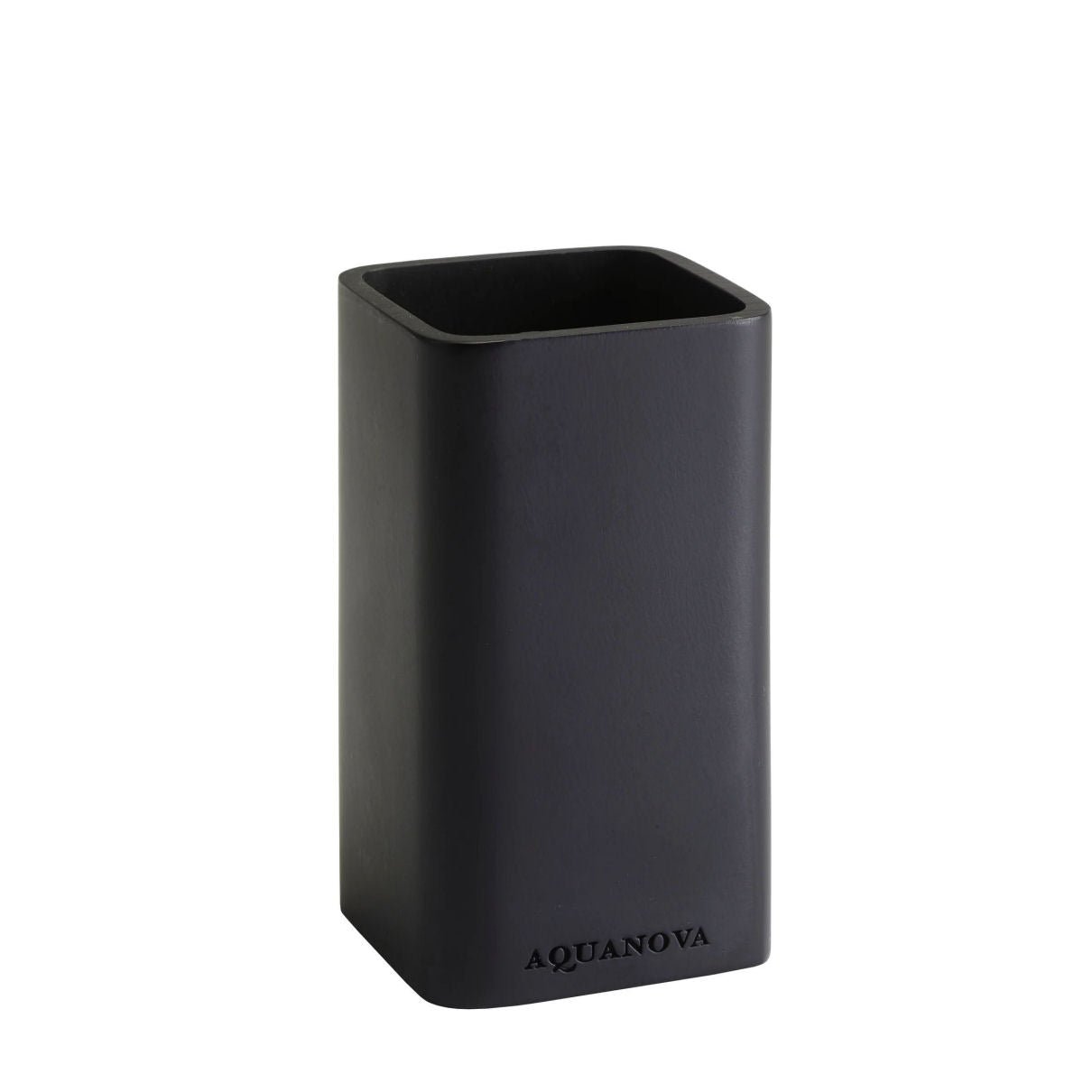 Khana Matte Black Toothbrush Holder - |VESIMI Design| Luxury and Rustic bathrooms online