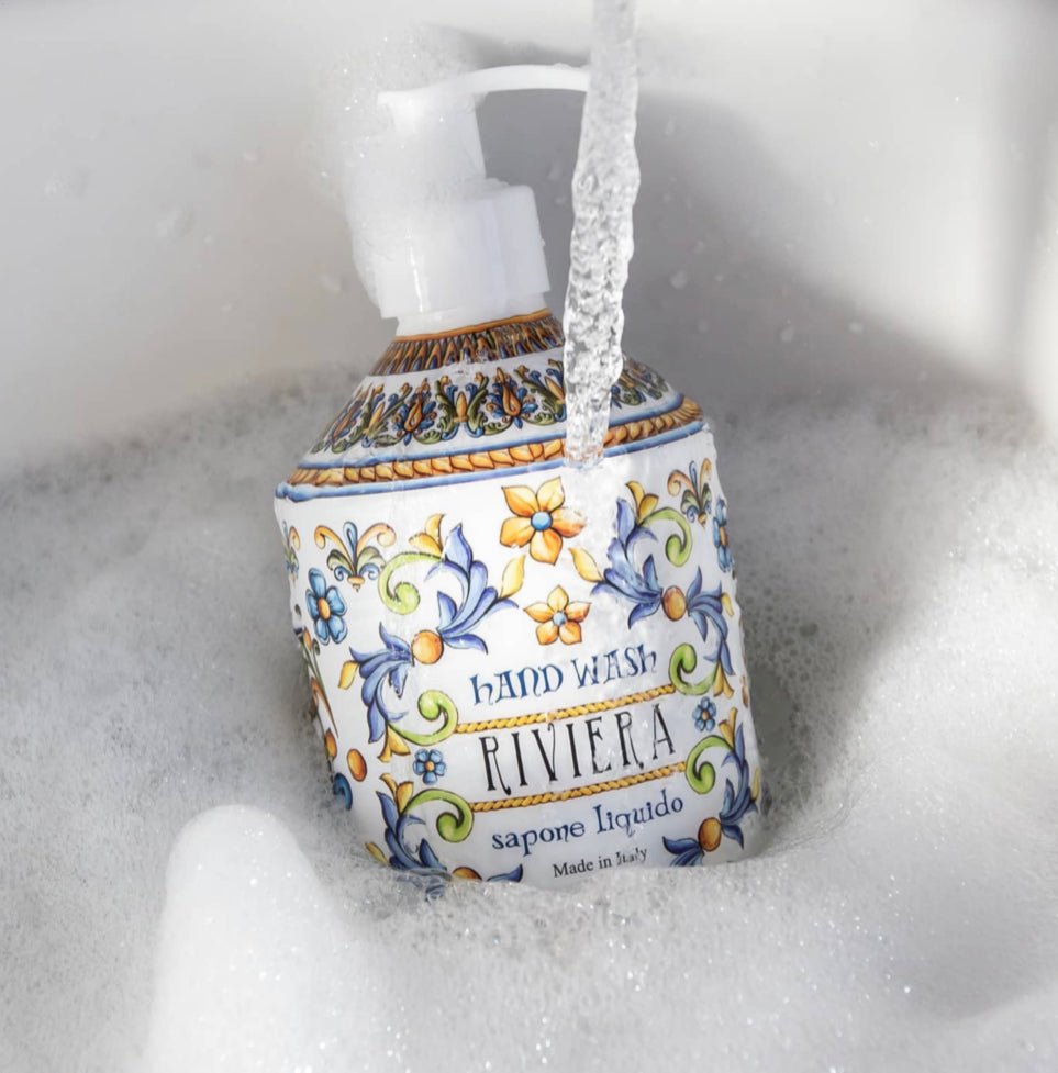 Le Maioliche | RIVIERA Liquid Hand Soap 500ml - |VESIMI Design| Luxury and Rustic bathrooms online
