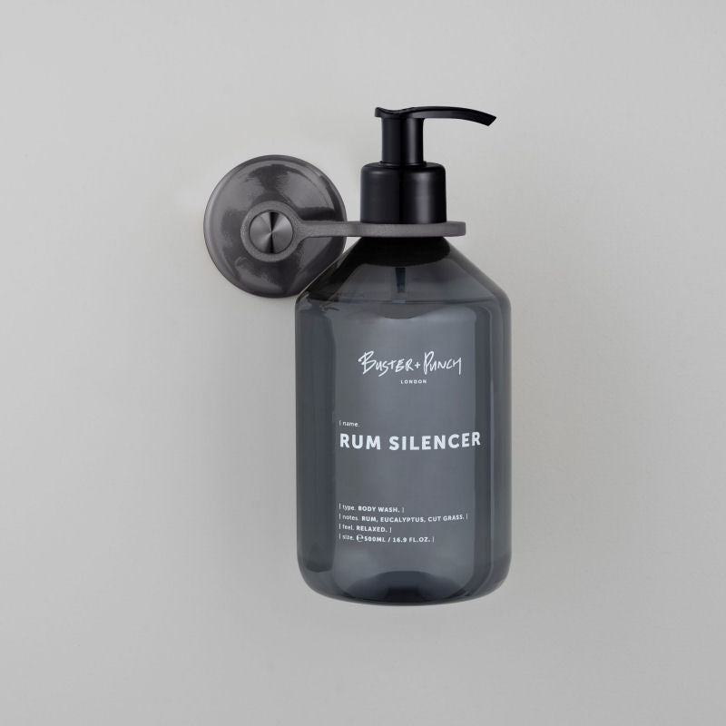 Liquid Soap Holder Industrial / Gun Metal - |VESIMI Design| Luxury and Rustic bathrooms online
