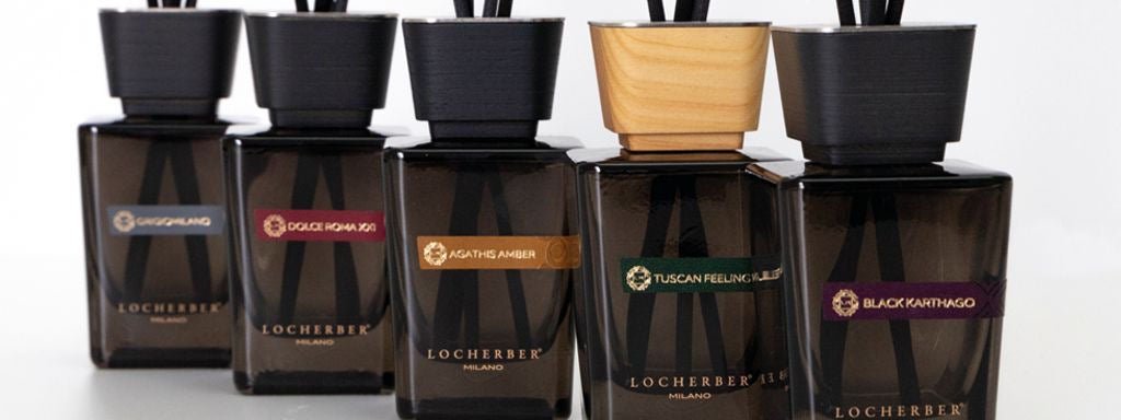 Locherber Milano AGATHIS AMBER Diffuser - |VESIMI Design| Luxury and Rustic bathrooms online