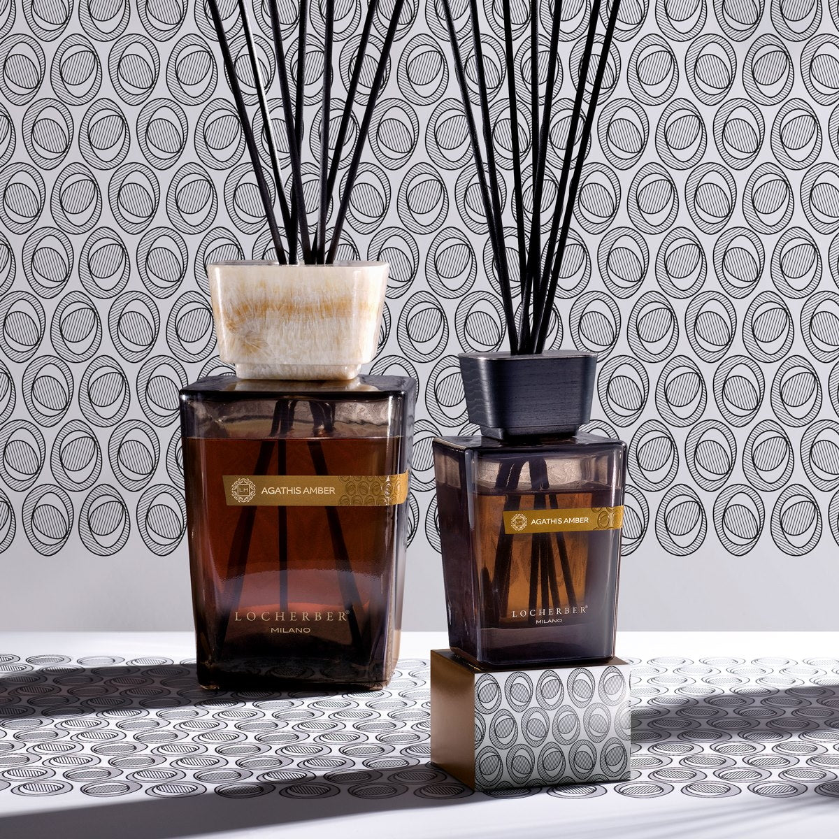 Locherber Milano AGATHIS AMBER Diffuser - |VESIMI Design| Luxury and Rustic bathrooms online