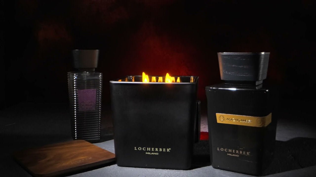 Locherber Milano AGATHIS AMBER Diffuser - |VESIMI Design| Luxury and Rustic bathrooms online