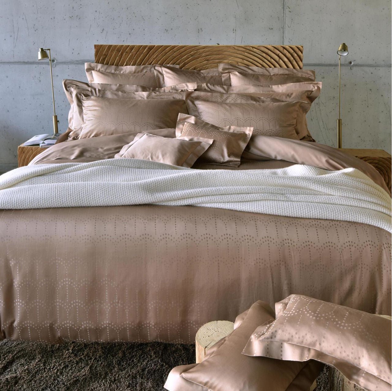 Luxury 100% Egyptian Cotton Bed Linen EVORA - |VESIMI Design|