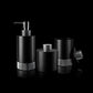 Luxury Bathroom Black Matt / Chrome Liquid Soap Dispenser - |VESIMI Design|