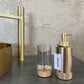 Luxury Bathroom Matt Gold Liquid Soap Dispenser - |VESIMI Design|
