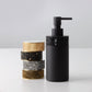 Luxury Black Matt Swarowski® Crystal Soap Dispenser - |VESIMI Design|