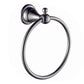 Luxury Brass Sole Chrome Towel Ring Holder - |VESIMI Design| Luxury and Rustic bathrooms online