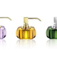 Luxury Glass Liquid Soap Dispenser in Chrome | Crystal Clear - |VESIMI Design|