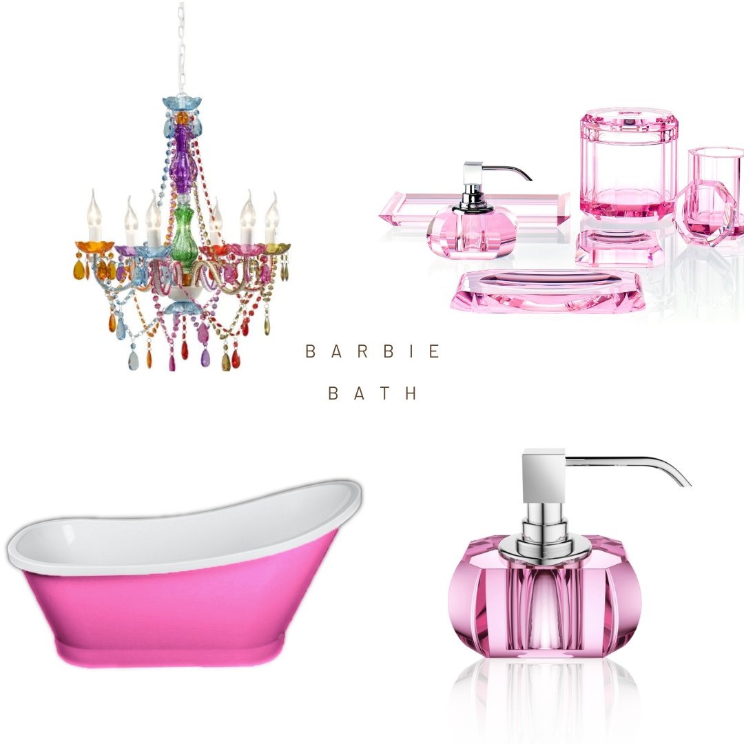 Luxury Glass Liquid Soap Dispenser in Chrome | Pink - |VESIMI Design|
