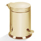 Luxury Gold Bathroom Pedal Bin with Soft Close - |VESIMI Design| Luxury Bathrooms & Deco