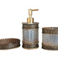 Luxury Gold & Bronze Bathroom Accessories Set - |VESIMI Design| Luxury and Rustic bathrooms online