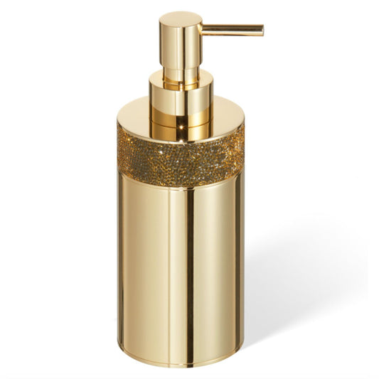 Luxury Gold Gloss Swarowski® Crystal Soap Dispenser - |VESIMI Design|