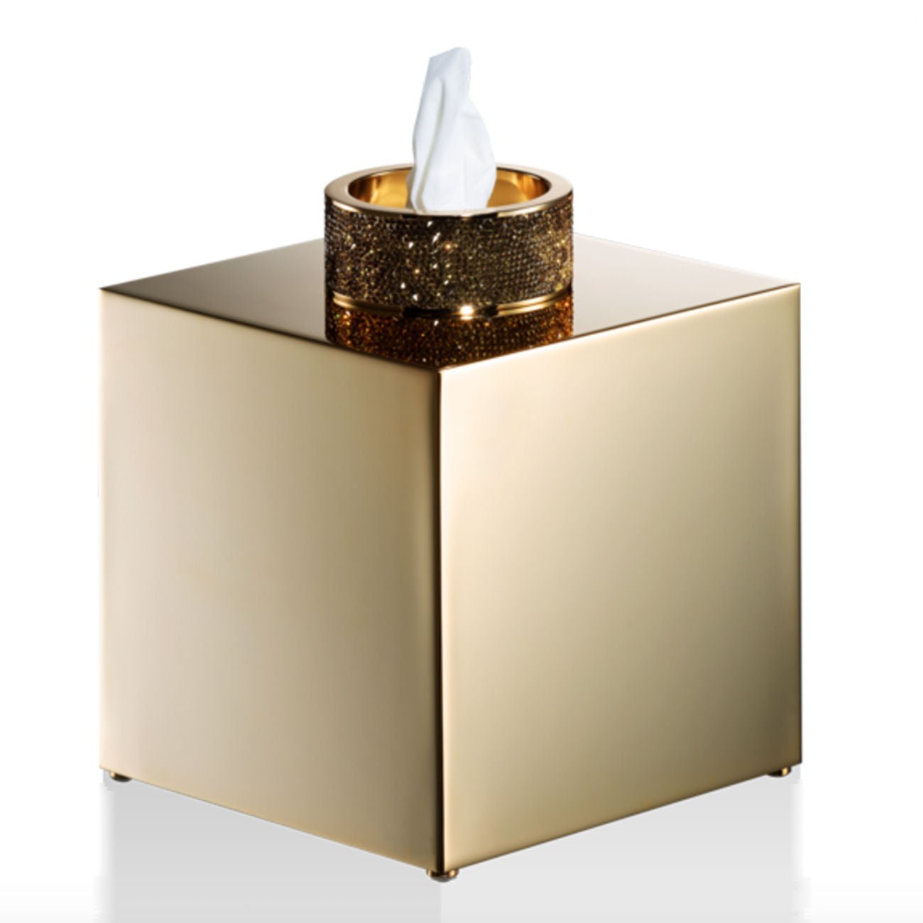 Luxury Gold Tissue Box Swarovski® Crystal – |VESIMI Design|