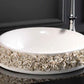 Luxury Hand painted Porcelain Bouquet Bathroom Sink by Terzofoco - |VESIMI Design| Luxury and Rustic bathrooms online