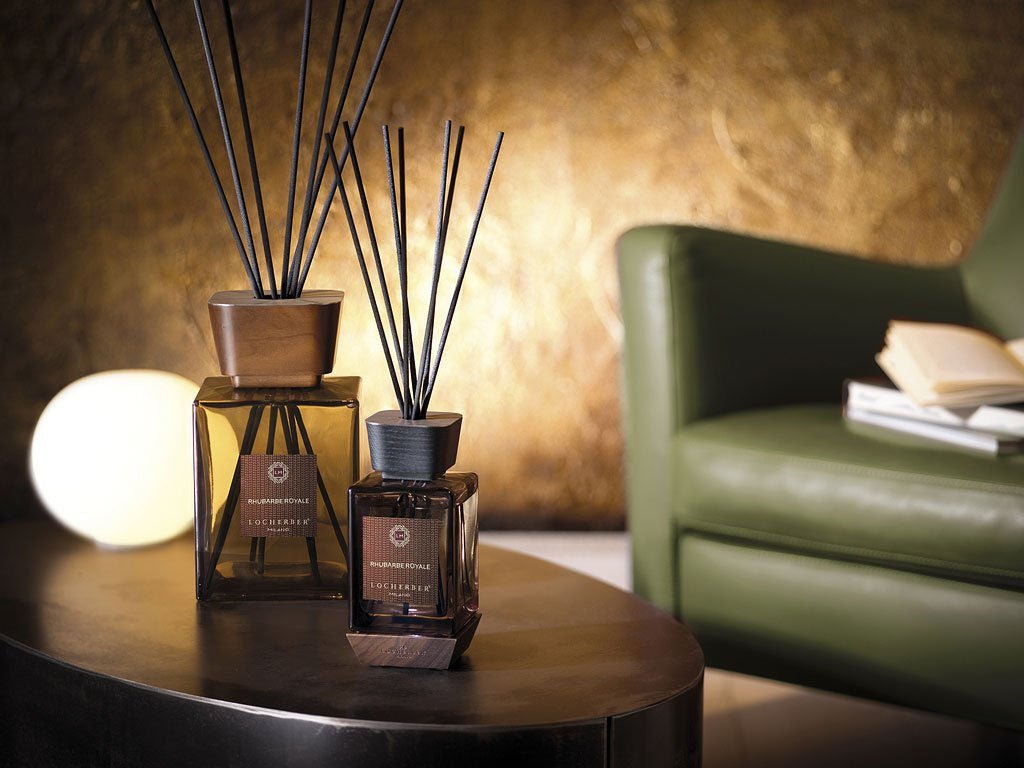 Luxury RHUBARBE ROYAL diffuser by Locherber Milano - |VESIMI Design| Luxury and Rustic bathrooms online