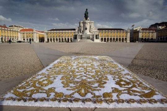 KARAT Luxury Gold & White Bathroom Rug –, VESIMI Design