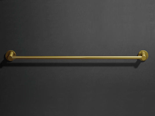 Luxury Simple Towel Holder Opera Satin Gold - |VESIMI Design| Luxury and Rustic bathrooms online