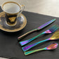 Luxury Stainless Steel Design Rainbow Cutlery - 4 sets - |VESIMI Design| Luxury and Rustic bathrooms online