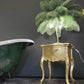 Luxury Table Feather Table Lamp Palm Green - |VESIMI Design| Luxury and Rustic bathrooms online