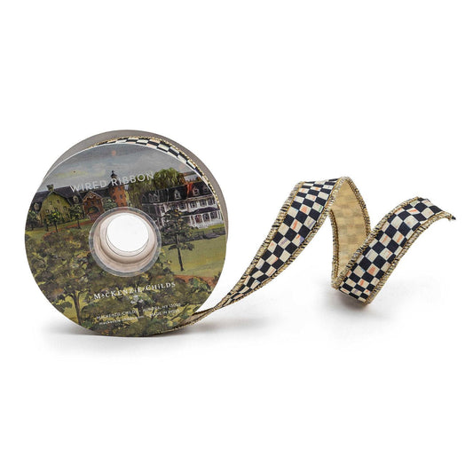 Mackenzie-Childs Courtly Check 1" Ribbon - |VESIMI Design|