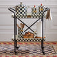 Mackenzie-Childs Courtly Check 2-Tier Kitchen Cart - |VESIMI Design|