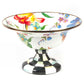 Mackenzie-Childs Flower Market Large Compote - White - |VESIMI Design|