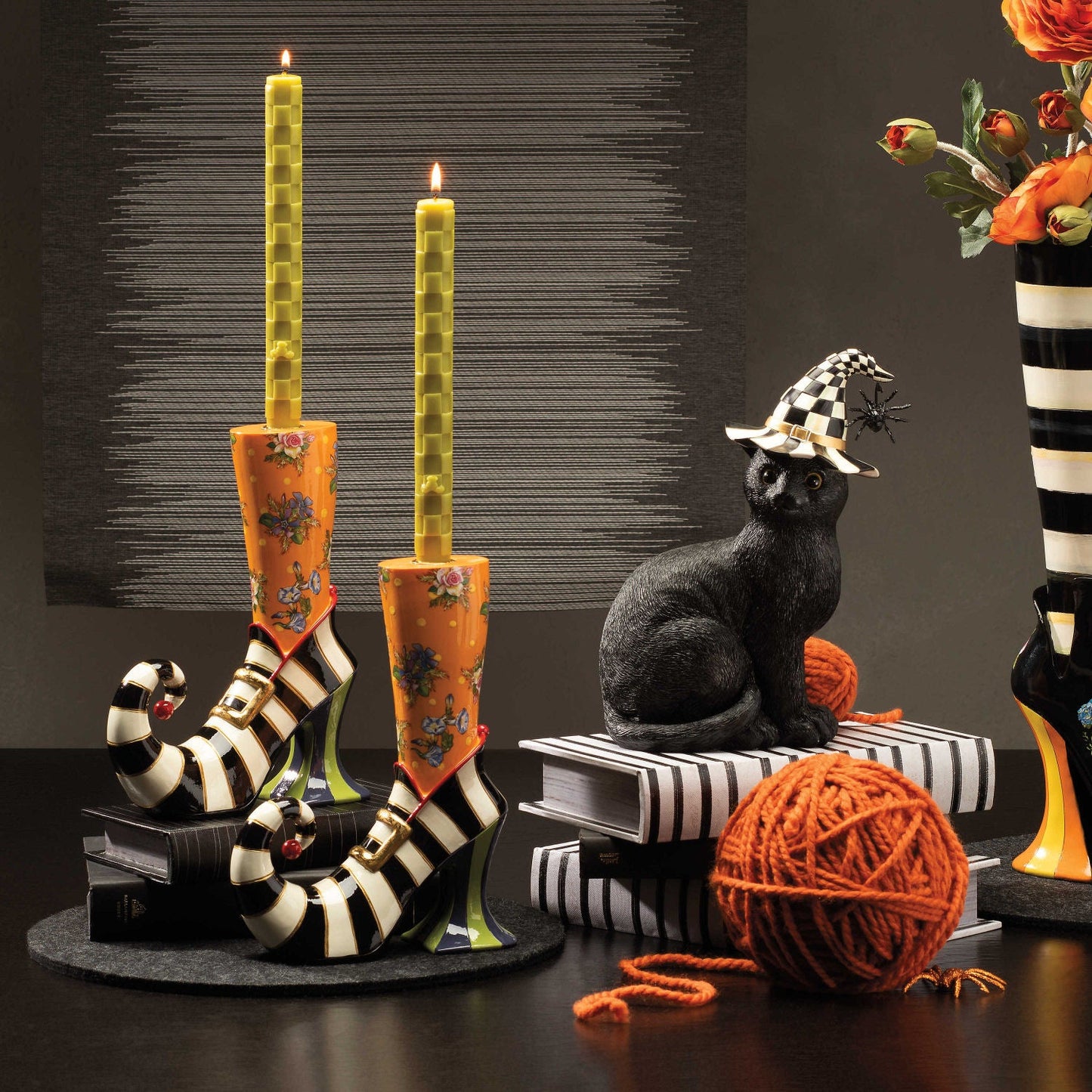 Mackenzie-Childs Halloween Decoration Black Cat - |VESIMI Design|