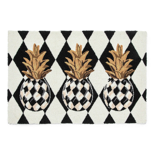 Mackenzie-Childs Pineapple 2' x 3' Rug - |VESIMI Design|