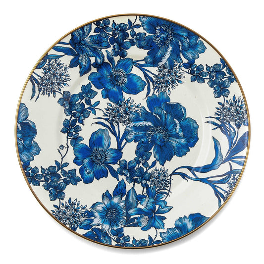 Mackenzie-Childs Royal English Garden Enamel Dinner Plate - |VESIMI Design|