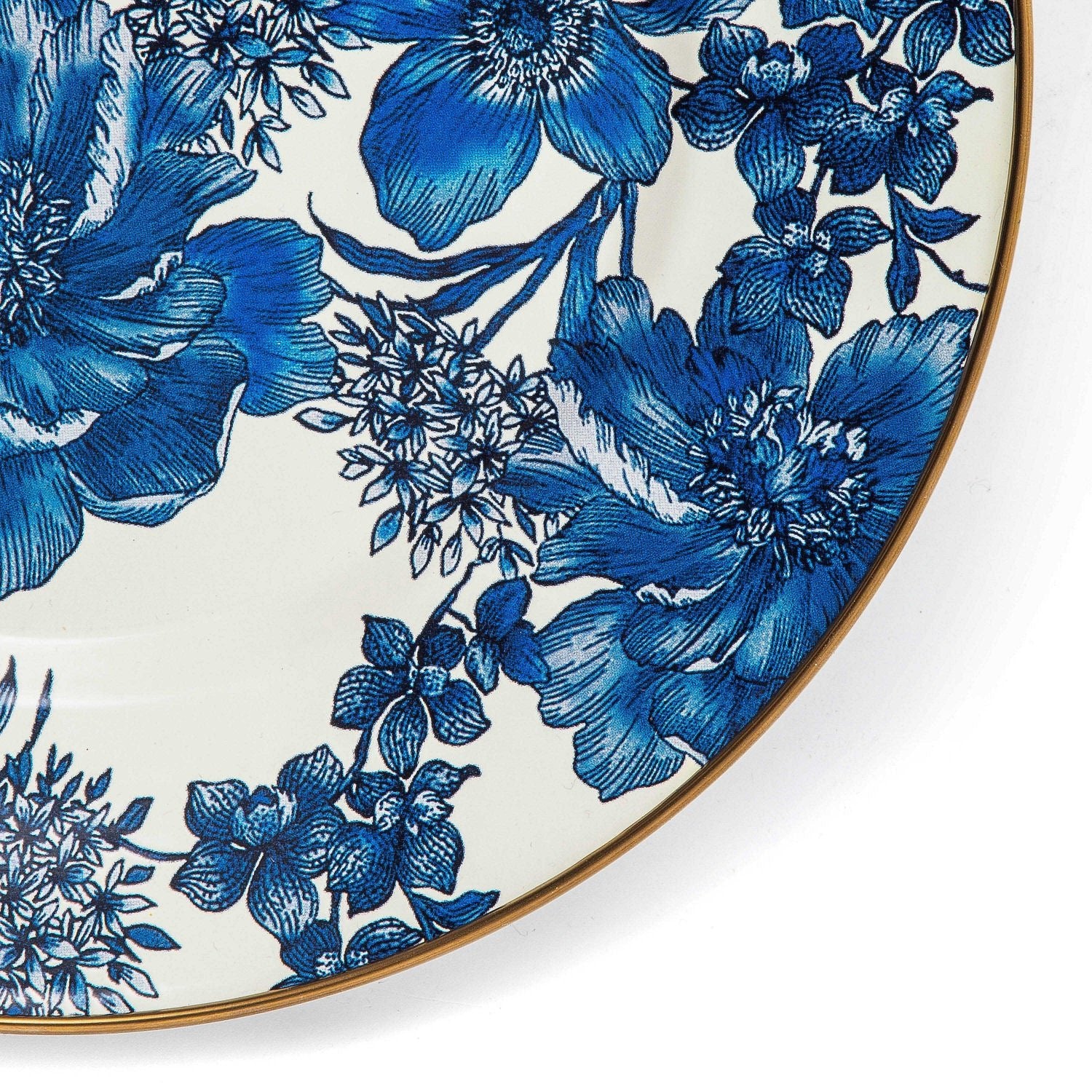 Mackenzie-Childs Royal English Garden Enamel Dinner Plate - |VESIMI Design|