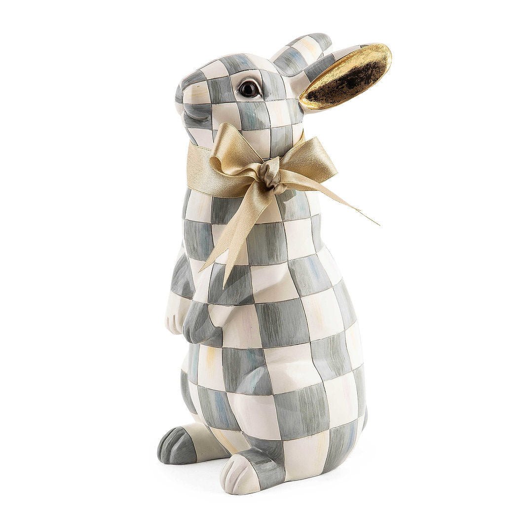 Mackenzie-Childs Sterling Check Standing Bunny - |VESIMI Design|