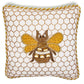 Mackenzie-Childs White Queen Bee Pillow - |VESIMI Design|