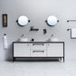 Matt Black Bathroom Cast Shelf Medium / Welders Black - |VESIMI Design| Luxury and Rustic bathrooms online