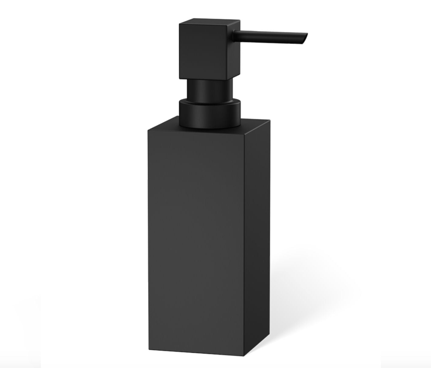 Matt Black Square Design Dispenser by Decor Walther - |VESIMI Design|