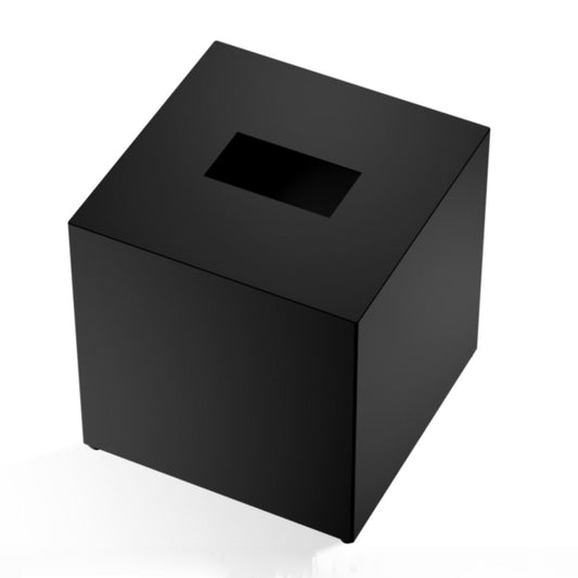 Matt Black Square Tissue Box by Decor Walther - |VESIMI Design|