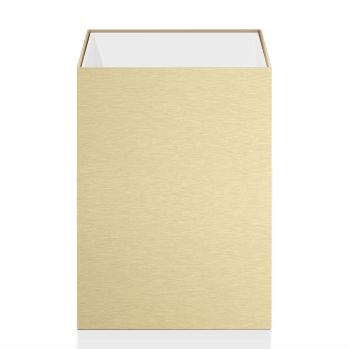 Matt Gold Square Room Paper Bin by Decor Walther - |VESIMI Design|