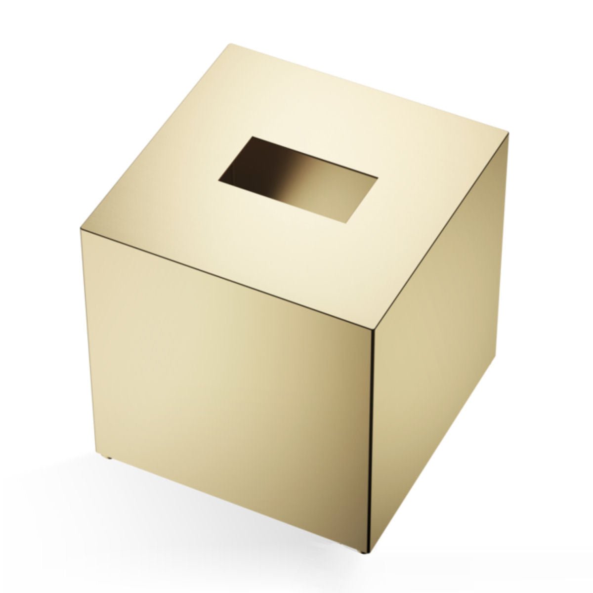 Matt Gold Square Tissue Box by Decor Walther - |VESIMI Design|