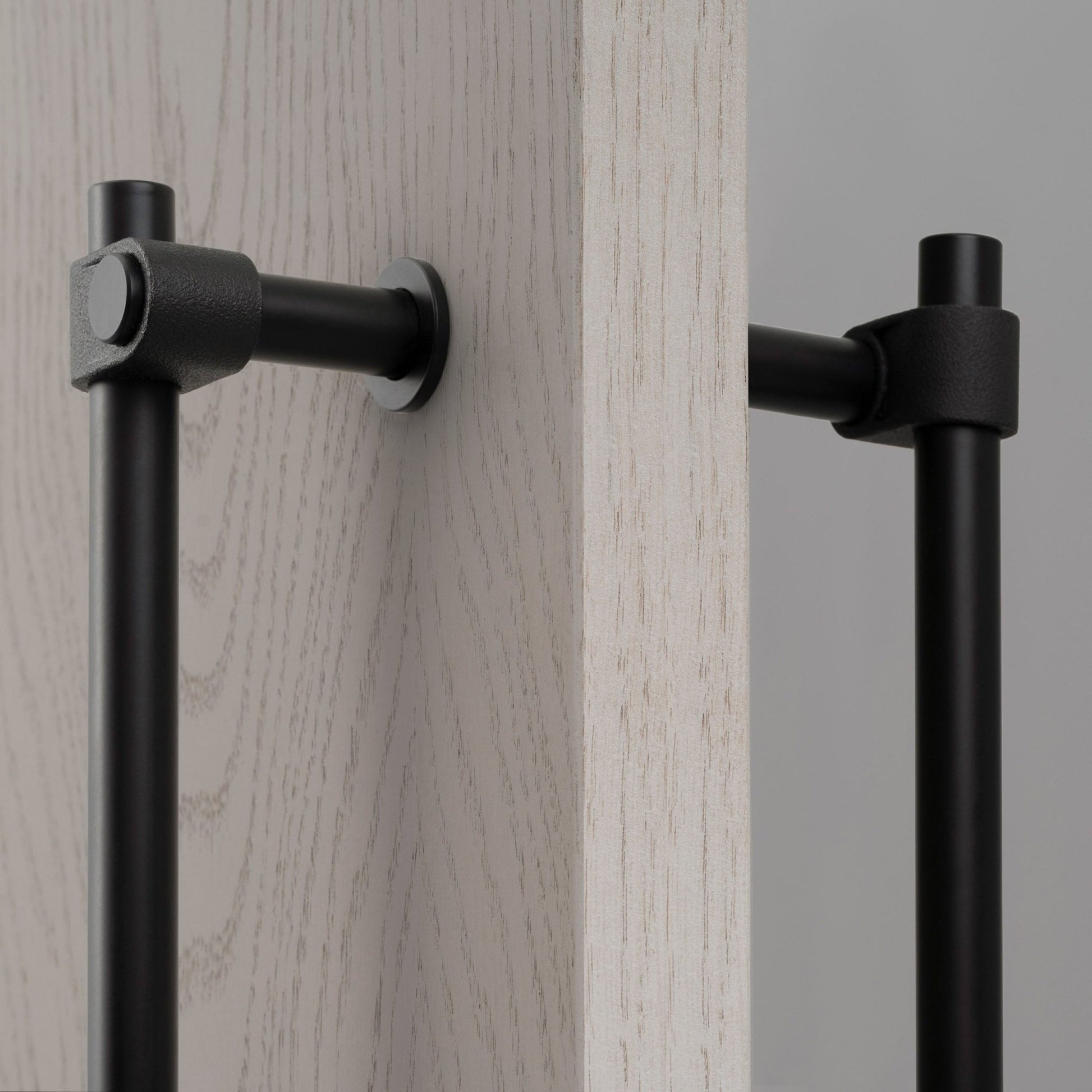 Matte Black Solid Double-Sided Pull Bar / Welders Black - |VESIMI Design| Luxury and Rustic bathrooms online