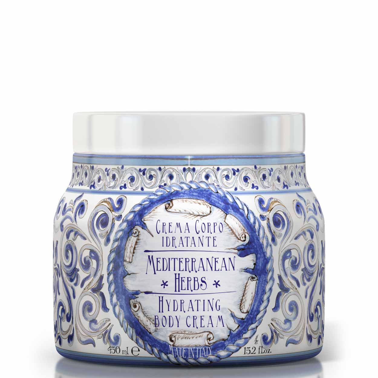 Moisturizing Body Cream MEDITERRANEAN HERBS by Rudy Profumi - |VESIMI Design| Luxury and Rustic bathrooms online