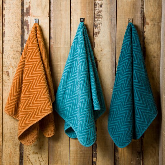 Chevron towels discount