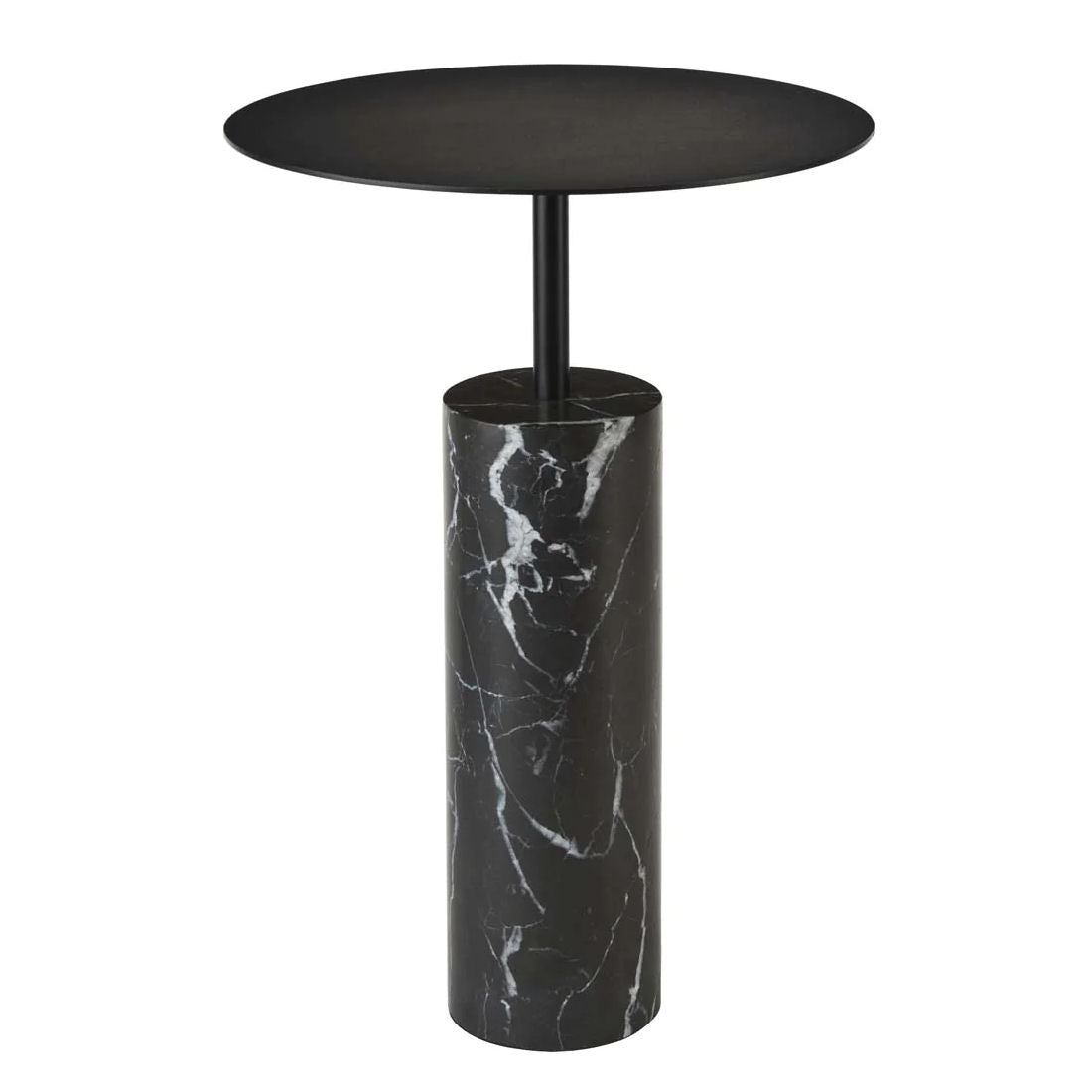 Nero Black Marble Side Table by Aquanova - |VESIMI Design|